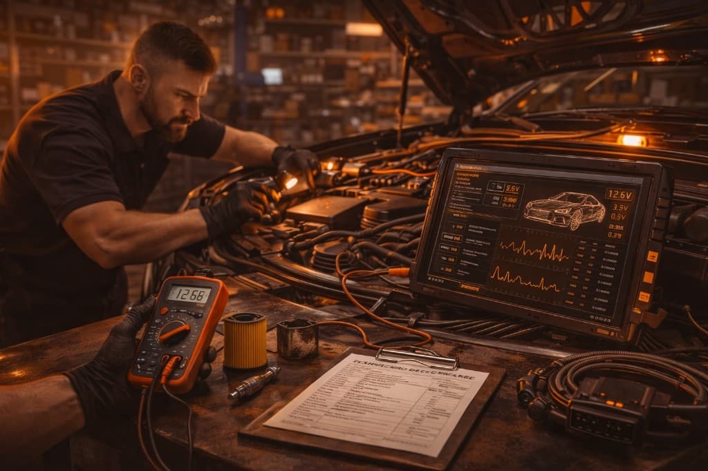 Комплексная диагностика автомобиля в автосервисе Мой Сервис, Усинск