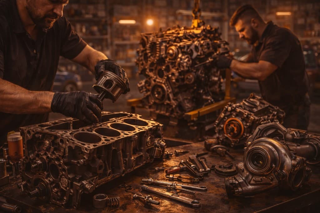 Ремонт двигателя и агрегатов в автосервисе Мой Сервис, Усинск