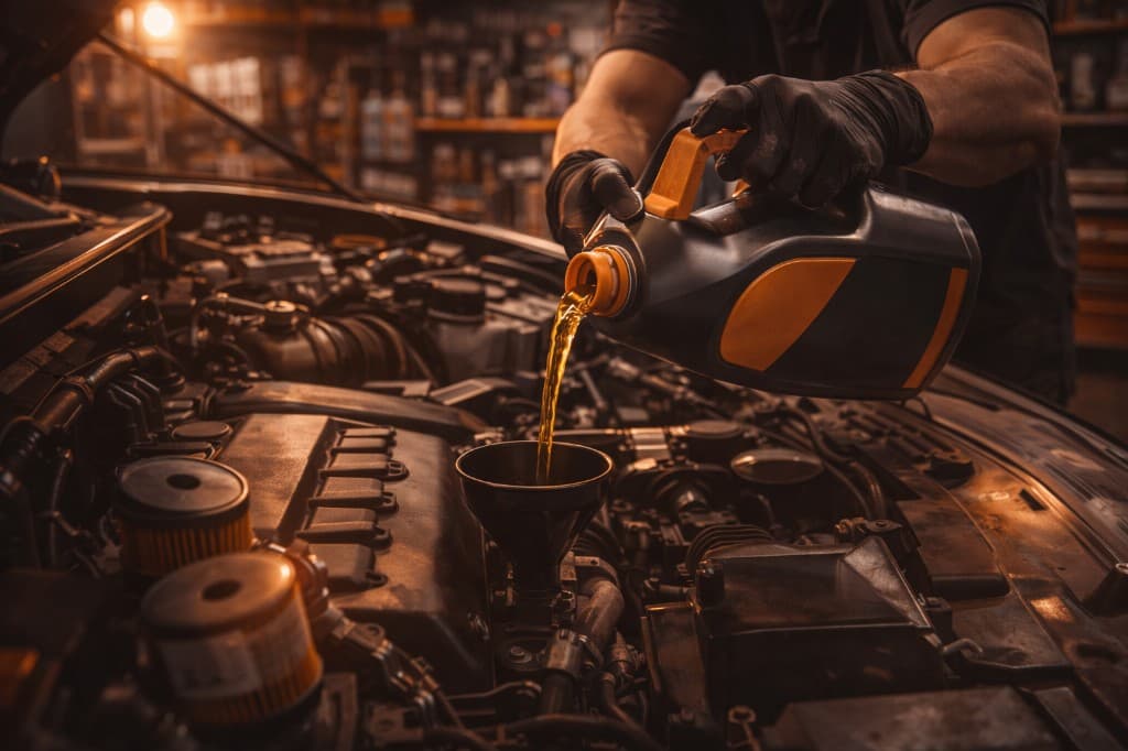 Замена моторного масла в Мой Сервис, Усинск